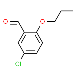 ChemSpider 2D Image | 5-Chloro-2-propoxybenzaldehyde | C10H11ClO2