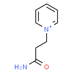 ChemSpider 2D Image | 1-(3-Amino-3-oxopropyl)pyridinium | C8H11N2O