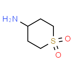 ChemSpider 2D Image | 1,1-Dioxo-tetrahydrothiopyran-4-amine | C5H11NO2S