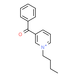ChemSpider 2D Image | 3-Benzoyl-1-butylpyridinium | C16H18NO