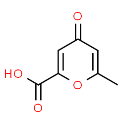 ChemSpider 2D Image | 6-Methyl-4-oxo-4H-pyran-2-carboxylic acid | C7H6O4