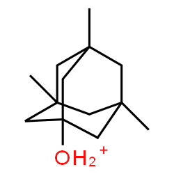 ChemSpider 2D Image | (3,5,7-Trimethyladamantan-1-yl)oxonium | C13H23O