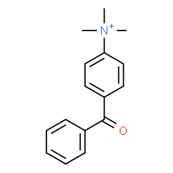 ChemSpider 2D Image | 4-Benzoyl-N,N,N-trimethylanilinium | C16H18NO