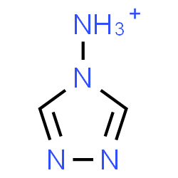 ChemSpider 2D Image | 4H-1,2,4-Triazol-4-aminium | C2H5N4