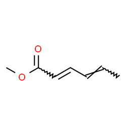 ChemSpider 2D Image | Methyl (2E,4E)-2,4-hexadienoate | C7H10O2