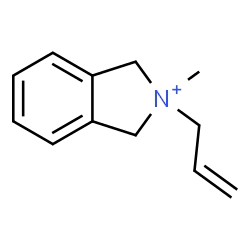 ChemSpider 2D Image | 2-Allyl-2-methyl-2,3-dihydro-1H-isoindolium | C12H16N