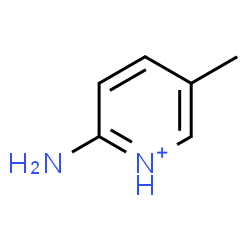 ChemSpider 2D Image | 2-Amino-5-methylpyridinium | C6H9N2