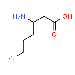 ChemSpider 2D Image | Beta-lysine | C6H14N2O2