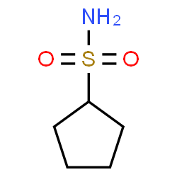 ChemSpider 2D Image | Cyclopentanesulfonamide | C5H11NO2S