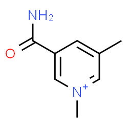 ChemSpider 2D Image | 3-Carbamoyl-1,5-dimethylpyridinium | C8H11N2O