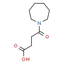 ChemSpider 2D Image | 4-Azepan-1-yl-4-oxobutanoic acid | C10H17NO3
