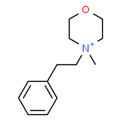 ChemSpider 2D Image | 4-Methyl-4-(2-phenylethyl)morpholin-4-ium | C13H20NO