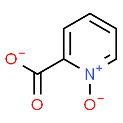 ChemSpider 2D Image | 2-Pyridinecarboxylate 1-oxide | C6H4NO3