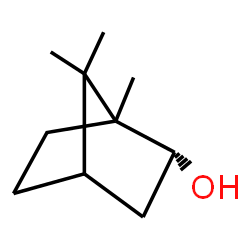 ChemSpider 2D Image | (2R)-1,7,7-Trimethylbicyclo[2.2.1]heptan-2-ol | C10H18O
