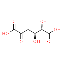 ChemSpider 2D Image | 2-dehydro-3-deoxy-D-glucaric acid | C6H8O7