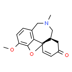 ChemSpider 2D Image | (+)-narwedine | C17H19NO3