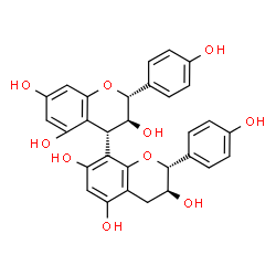 ChemSpider 2D Image | Afzelechin-(4Î±â†’8)-afzelchin | C30H26O10