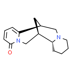 ChemSpider 2D Image | (7alpha)-11,12,13,14-Tetradehydrospartein-15-one | C15H20N2O