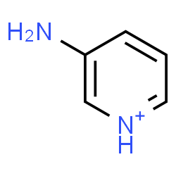 ChemSpider 2D Image | 3-Aminopyridinium | C5H7N2
