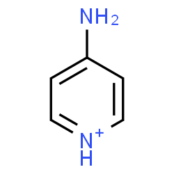 ChemSpider 2D Image | 4-Aminopyridinium | C5H7N2