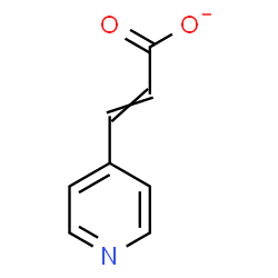 ChemSpider 2D Image | 3-(4-Pyridinyl)acrylate | C8H6NO2