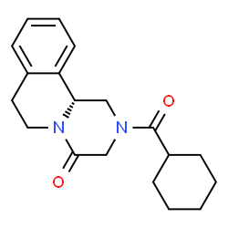 ChemSpider 2D Image | (R)-(-)-Praziquantel | C19H24N2O2