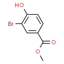 ChemSpider 2D Image | Methyl 3-bromo-4-hydroxybenzoate | C8H7BrO3