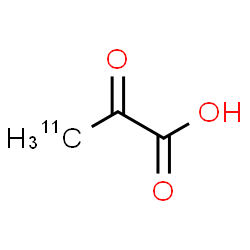 ChemSpider 2D Image | 2-Oxo(3-~11~C)propanoic acid | C211CH4O3