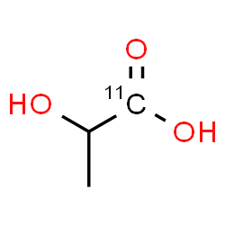 ChemSpider 2D Image | 2-Hydroxy(1-~11~C)propanoic acid | C211CH6O3