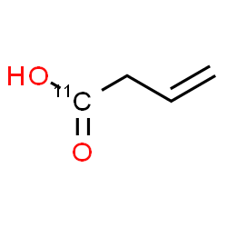 ChemSpider 2D Image | (1-~11~C)-3-Butenoic acid | C311CH6O2