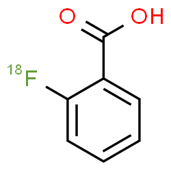 ChemSpider 2D Image | 2-(~18~F)Fluorobenzoic acid | C7H518FO2