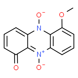 ChemSpider 2D Image | 6-Methoxy-1-oxo-5(1H)-phenazinolate 10-oxide | C13H9N2O4