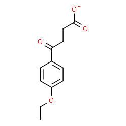 ChemSpider 2D Image | 4-(4-Ethoxyphenyl)-4-oxobutanoate | C12H13O4