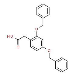 ChemSpider 2D Image | [2,4-Bis(benzyloxy)phenyl]acetic acid | C22H20O4