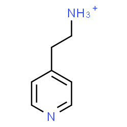 ChemSpider 2D Image | 2-(4-Pyridinyl)ethanaminium | C7H11N2