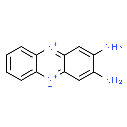 ChemSpider 2D Image | 2,3-Diaminophenazinediium | C12H12N4