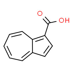 ChemSpider 2D Image | azulene carboxylic acid | C11H8O2
