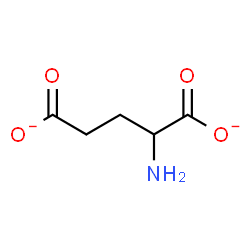 ChemSpider 2D Image | glutamic acid dianion | C5H7NO4