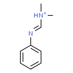 ChemSpider 2D Image | (E)-N,N-Dimethyl(phenylimino)methanaminium | C9H13N2