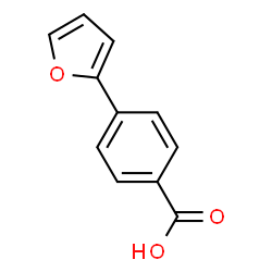 ChemSpider 2D Image | 4-(Furan-2-yl)benzoic acid | C11H8O3