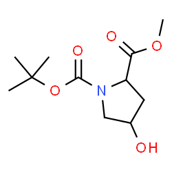 ChemSpider 2D Image | 1-tert-Butyl-2-methyl-4-hydroxypyrrolidin-1,2-dicarboxylat | C11H19NO5
