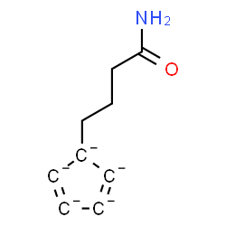 ChemSpider 2D Image | 5-(4-Amino-4-oxobutyl)-1,3-cyclopentadiene-1,2,3,4,5-pentaide | C9H8NO