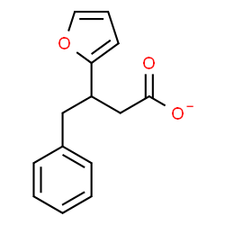 ChemSpider 2D Image | 3-(2-Furyl)-4-phenylbutanoate | C14H13O3