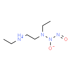 ChemSpider 2D Image | 1-Ethyl-1-[2-(ethylammonio)ethyl]-3-oxo-2-triazanolate | C6H16N4O2