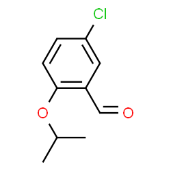 ChemSpider 2D Image | 5-Chloro-2-isopropoxybenzaldehyde | C10H11ClO2