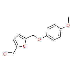 ChemSpider 2D Image | 5-[(4-Methoxyphenoxy)methyl]-2-furaldehyde | C13H12O4