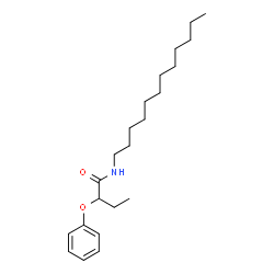ChemSpider 2D Image | N-Dodecyl-2-phenoxybutanamide | C22H37NO2