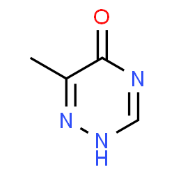 ChemSpider 2D Image | 6-Methyl-1,2,4-triazin-5-ol | C4H5N3O