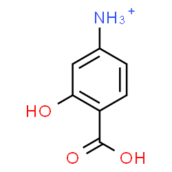 ChemSpider 2D Image | 4-Carboxy-3-hydroxyanilinium | C7H8NO3