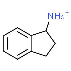 ChemSpider 2D Image | 1-Indanaminium | C9H12N